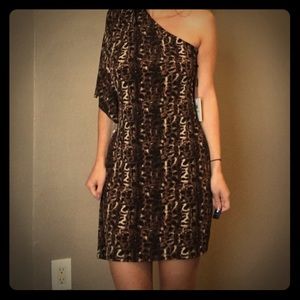NWT Calvin Klein Leopard Dress